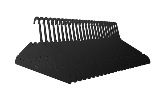 25 Pack Black Toga Hangers